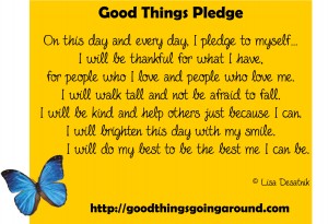 Good Things Pledge