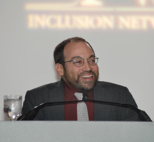 Actor Danny Woodburn spoke at the Inclusion Leadership Awards Event in Cincinnati