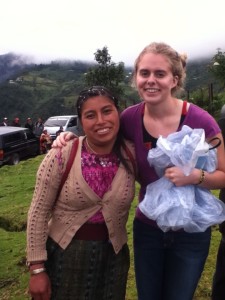 Indian Hill High School student Andrea Francisco in Guadalupe 