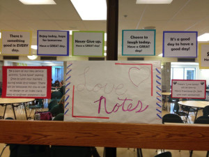 Students at Cincinnati's Ursuline Academy made love notes