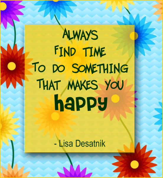 quote about happiness by Lisa Desatnik