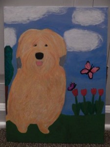 dog painting at Mayo Clinic