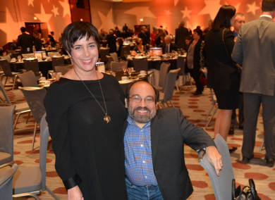 Danny Woodburn and Amy Buchwald at Cincinnati ReelAbilities Film Festival