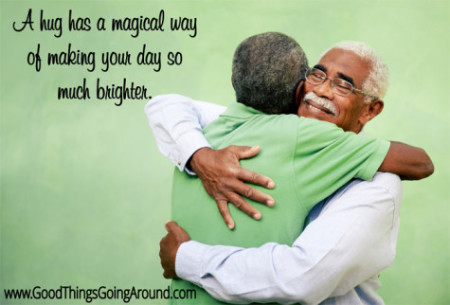 a quote about hugs