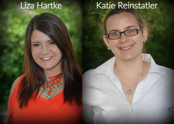 University of Cincinnati students Liza Hartke and Katie Reinstatler are Good Things Going Around interns