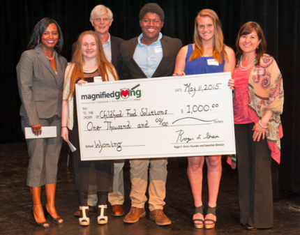 Wyoming High School students learned about philanthropy from Magnified Giving, a Cincinnati nonprofit organization