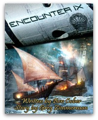 Encounter IX science fiction novel by Ben Cober and Greg Zimmerman