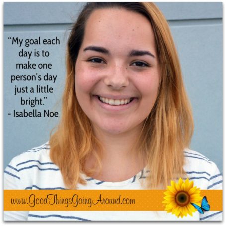 Walnut Hills High School senior, Isabella Noe, is new Good Things GoingAround intern