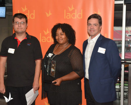 Shannice Clark was honored by Cincinnati nonprofit LADD