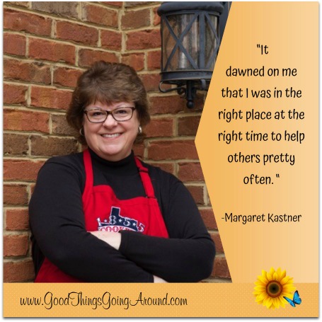Margaret Kastner of Cincinnati learned a lesson of kindness at dinner
