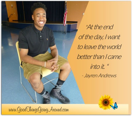 Northern Kentucky University student Jayren Andrews is a leader and role model.