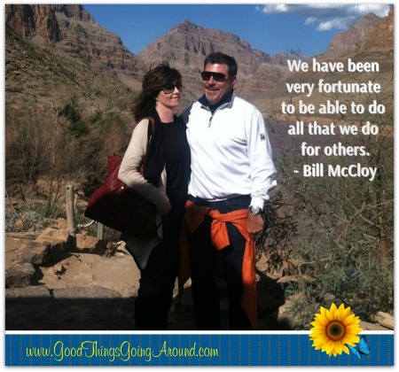 Jenny and Bill McCloy of Cincinnati are philanthropists who give of their time to Melodic Connections, Ken Anderson Alliance, and the Down Syndrome Association of Greater Cincinnati, among other causes. They hope their example inspires others to give back too.