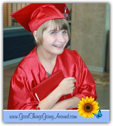 Sue Schindler of Cincinnati shares her story of inspiration about the Princeton High School graduation of her daughter who has cerebral palsy. 